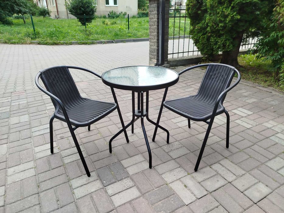 Садові крісла стільці ротанг, кресло стулья для сада балкона кафе