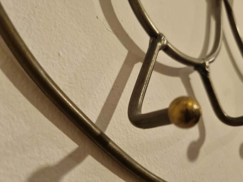 Wieszak uśmiechnięty kot metaloplastyka