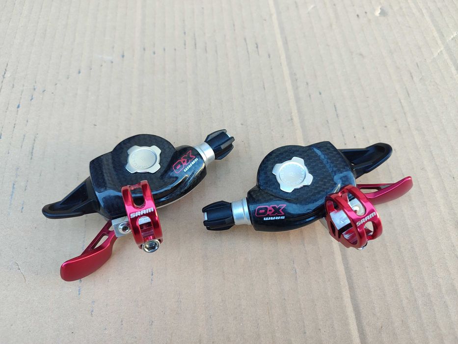 Manetki SRAM X.0 Trigger Carbon 3x9spd. Sram X0 XO X.O RED