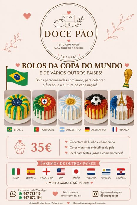 Bolo da copa do mundo