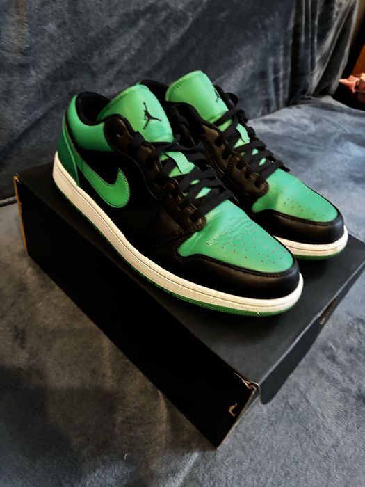 Air Jordan 1 Low czarno zielone