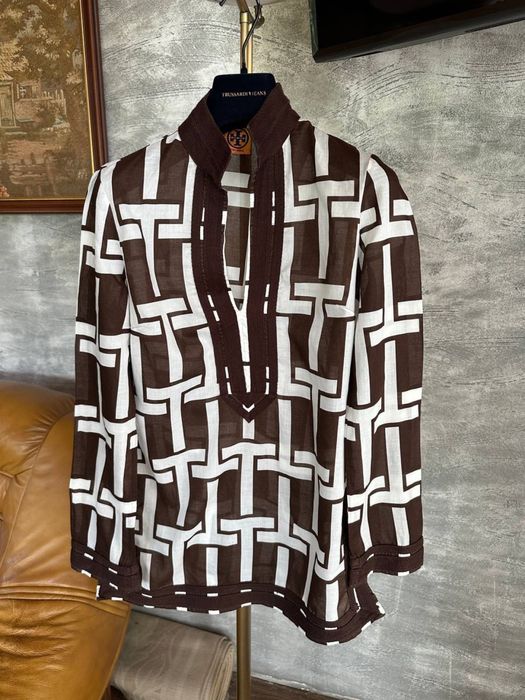 Блуза туніка tory burch з 100% котону