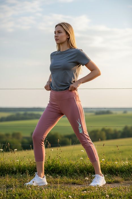 Legginsy sportowe Nike wysoki stan