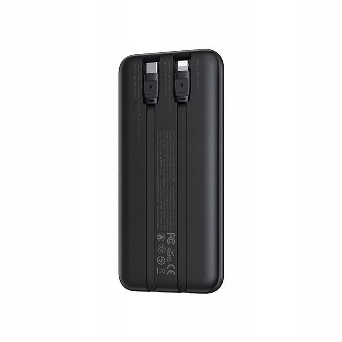 Szybki Powerbank 10000Mah 22,5W Qc 3.0 Pd + Kabel Lightning Usb-C