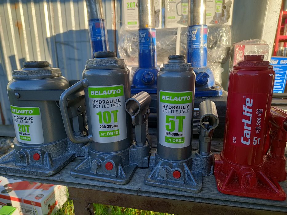 Домкрат бутилка гідравлічний пляшковий бутылочный вся лінійка 2-50 т.