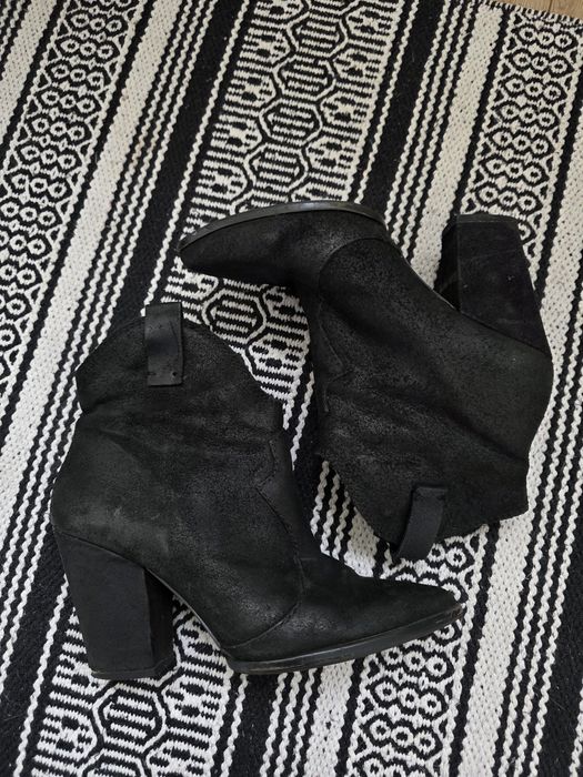 Козаки ковбойки шкіра 38 розмір