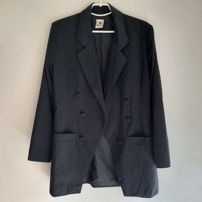 Вінтажний двубортний приталений жакет c&a ecco