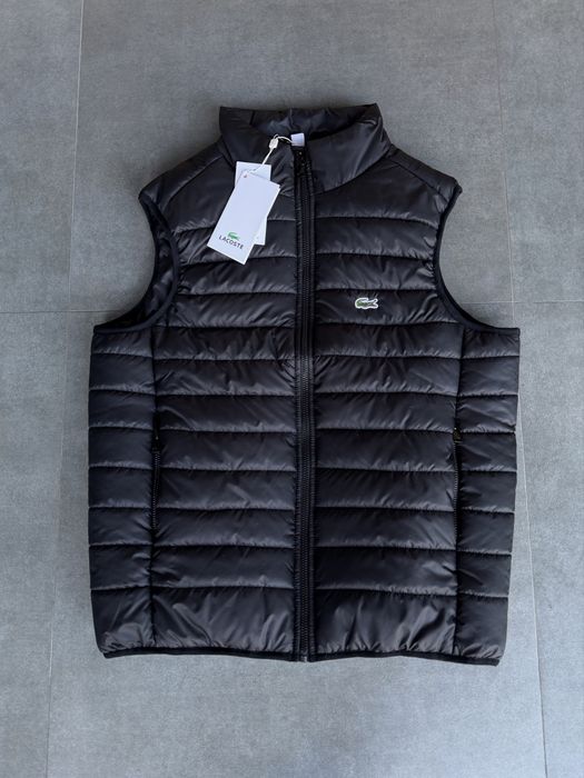 Жилетка на весун Lacoste Чорна,Графіт,Олива