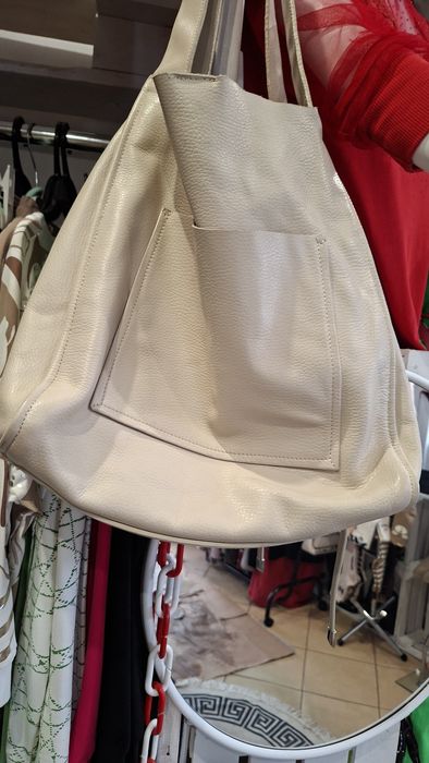 Torba worek skóra prawdziwa miękka wymiary na zdjęciach