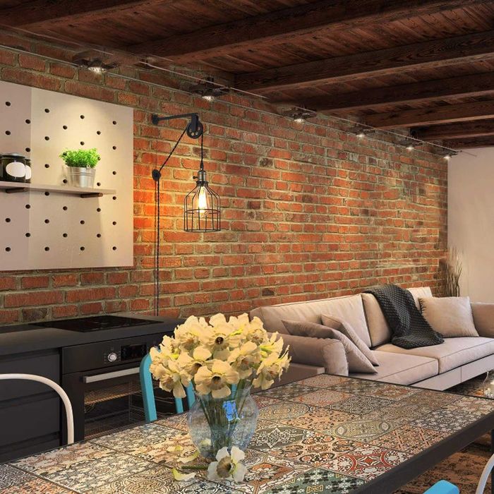 Candeeiro suspenso industrial vintage retro steampunk 20 x 15cm - NOVO