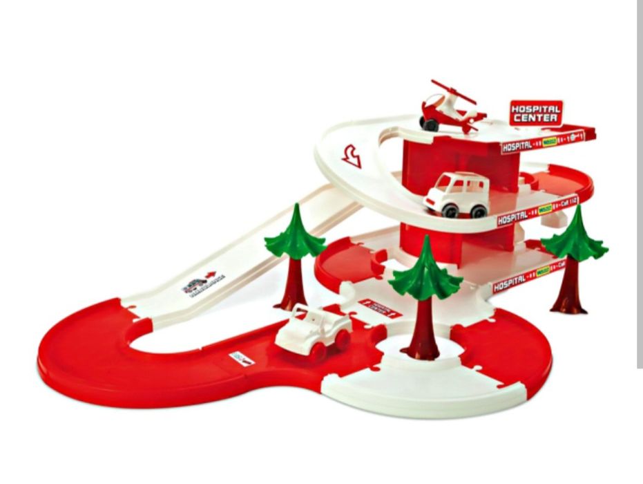 Дитячій набір Трек іграшка Wader Play tracks city Відділення швидкої