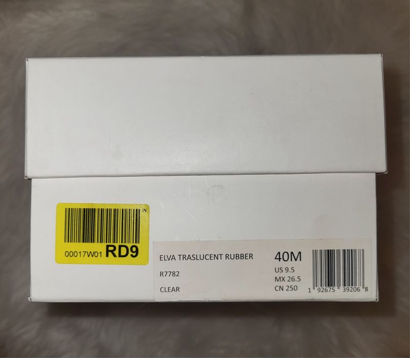 Przezroczyste Klapki Calvin Klein Jeans r 40 26.5 cm Clear