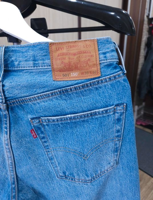 Męskie Spodnie Levi's 501 W30 L32 rozmiar