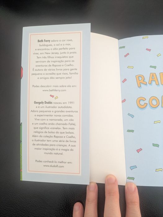 Livro a raposa e o coelho - a festa