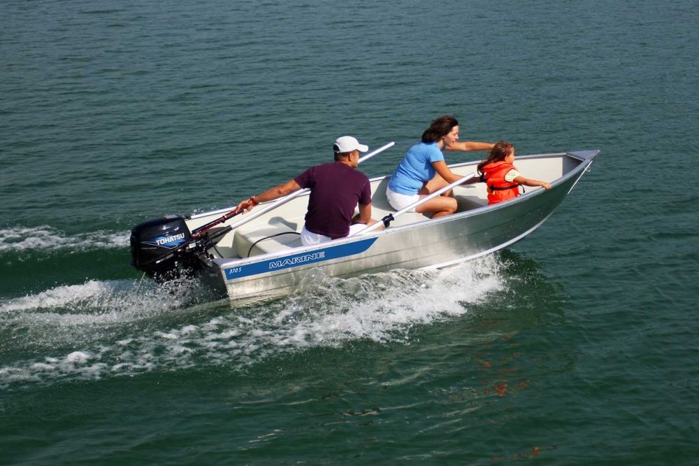 Łódź Wiosłowa Motorowa Aluminiowa Marine 370S I 3,69 x 1,42 m I 66 KG