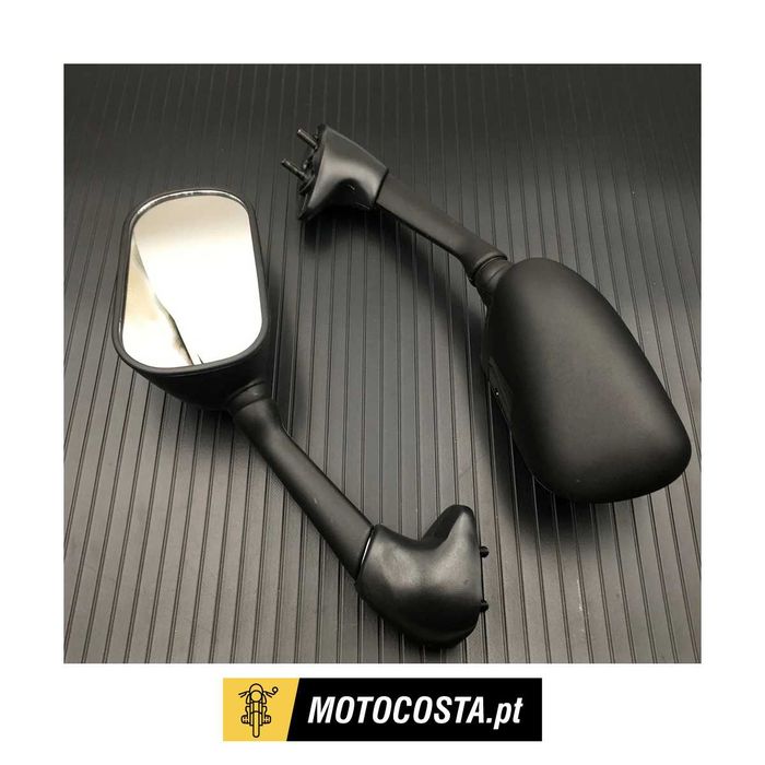 Espelhos Retrovisores Yamaha YZF-R1 (de 2002 a 2006) - Par ABS Preto