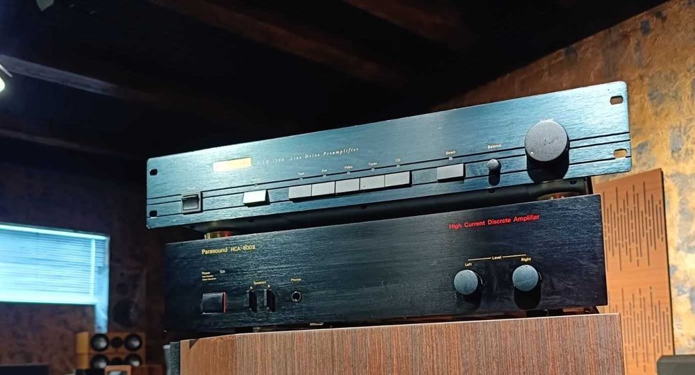Parasound HCA-800ii + Parasound PLD 1500 USA