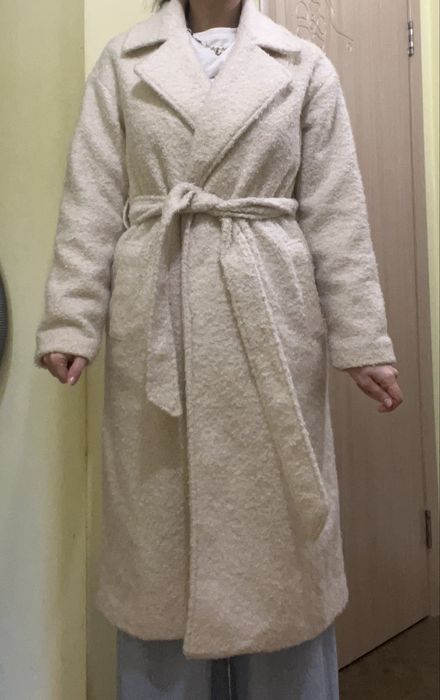 Пальто теплое тедди