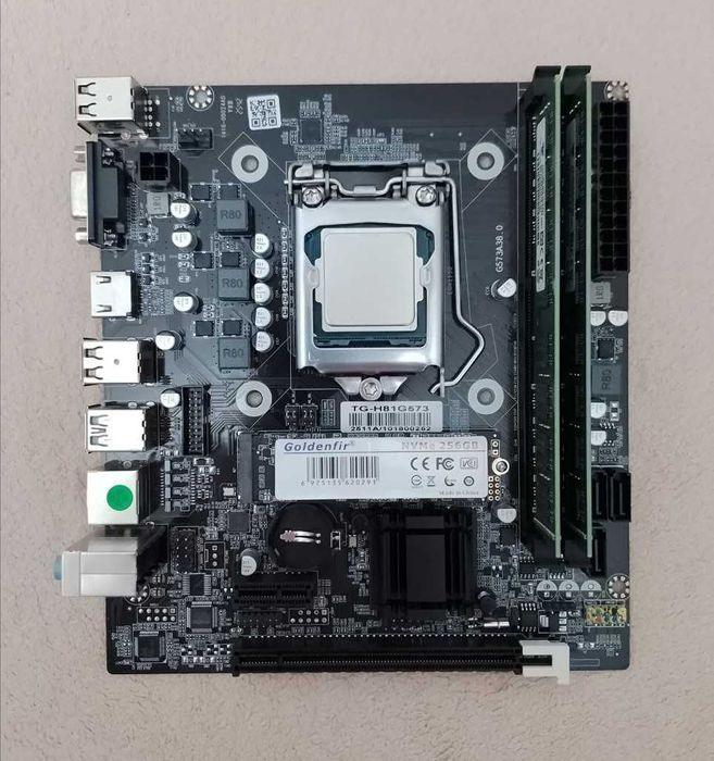 Ігровий ПК Core i5 4590s 3,7GHz, RX550 4Gb, 16Gb RAM, 256Gb NVME SSD