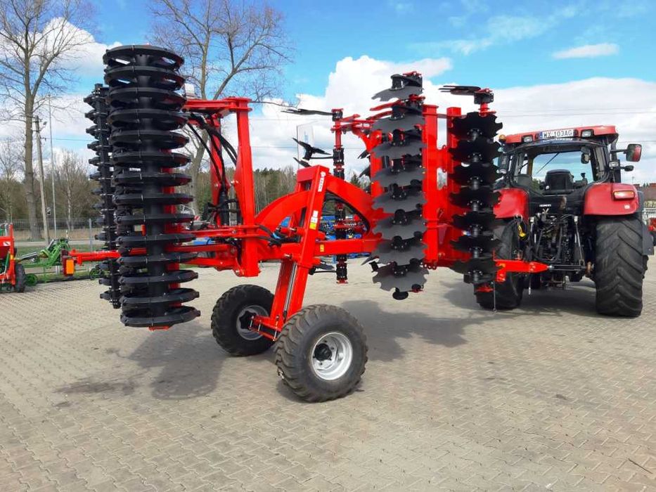 Brona Talerzowa AKPIL GEPARD XL | BISON XL 4m 5m |Wózek transportowy| CIĘŻKA|