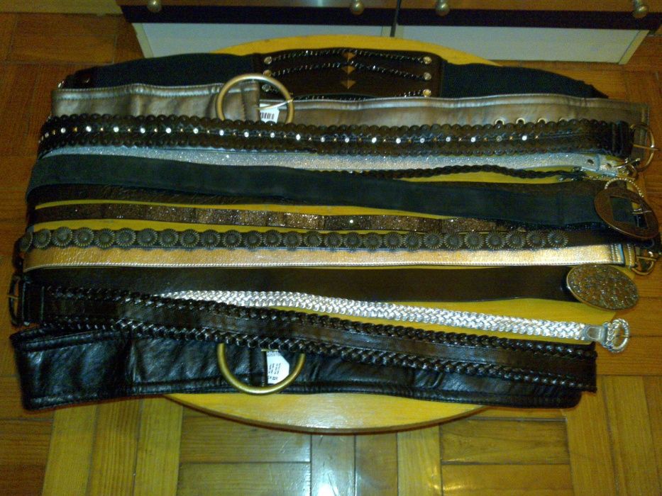 30 cintos (diversos) para mulher