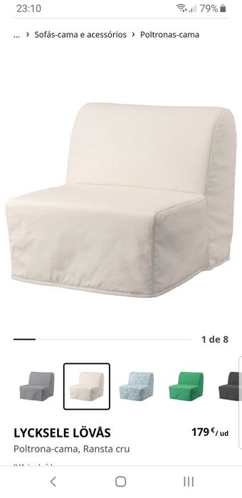 Poltrona sofa cama Lycksele ikea