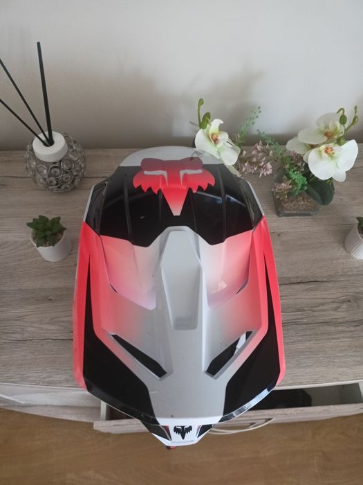 Kask Fox v1 Biały rozmiar L