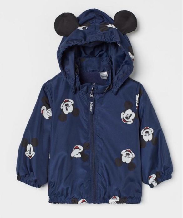 Куртка,ветровка на флисе h&m