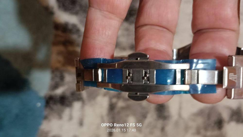 Zegarek srebrny męski