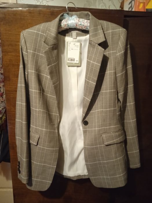 Пиджак женский молочный Zara Жакет молочний одяг жіночий