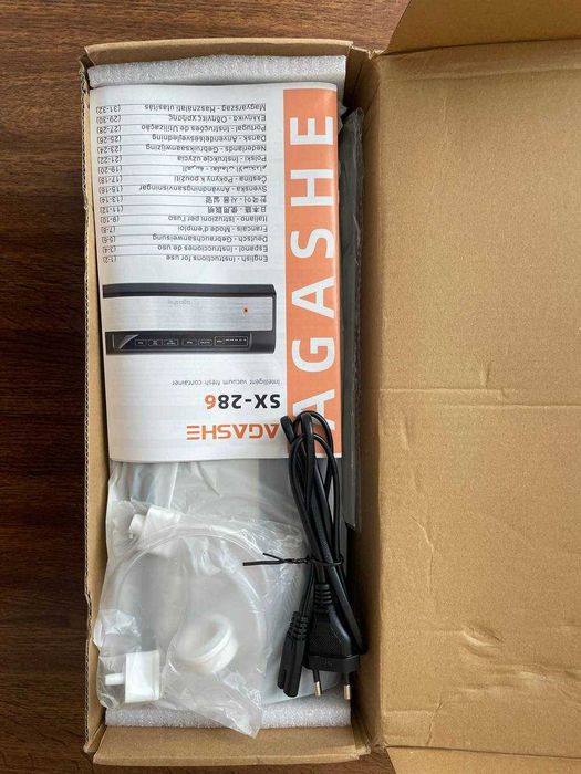 Вакуумний пакувальник AGASHE- SX286 Потужний вакууматор їжі 120W