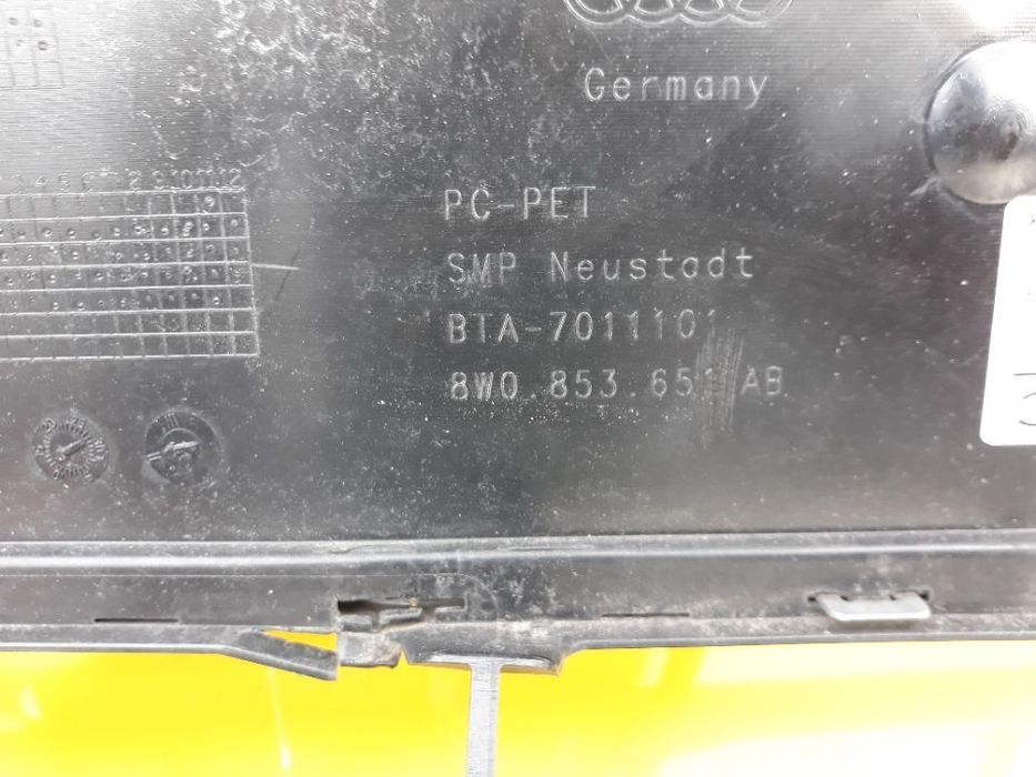 audi a5 8w zderzak przód przedni gril