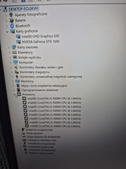 Mocny laptop Dell G3 3590 i5-9gen. GTX 1050 Office