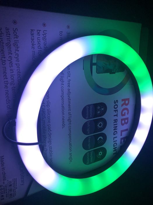 RGB Selfei Ring Light with stand