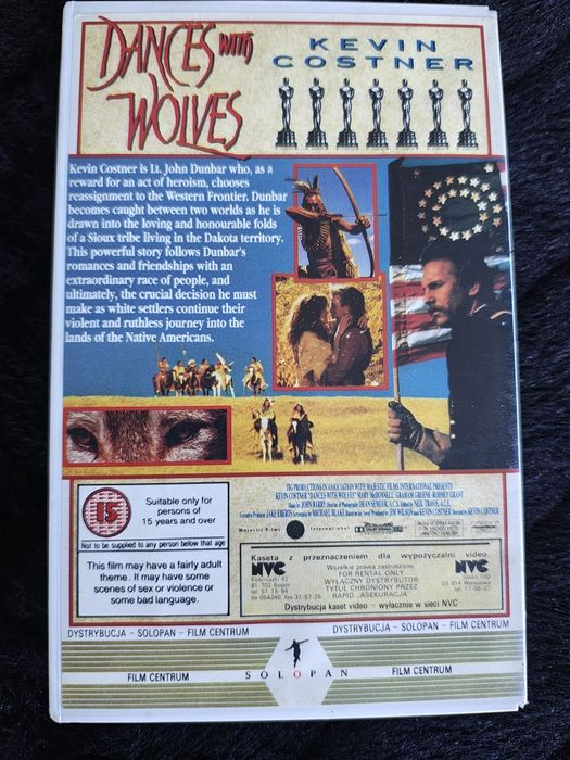 Tańczący z wilkami vhs