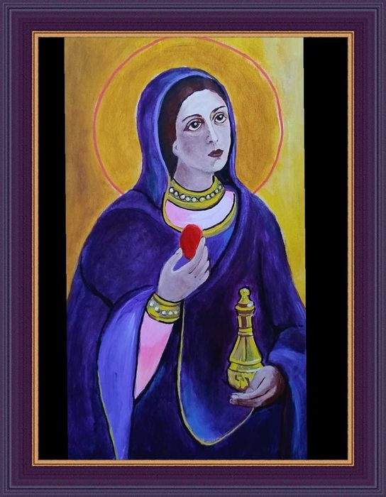 Obraz ikona sw Maria Magdalena
