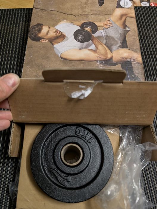 Hantle zestaw nowe 10kg żeliwo