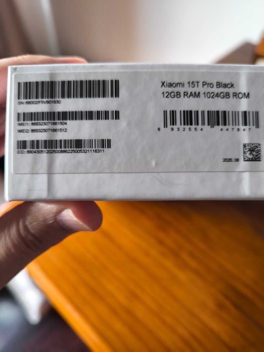 Xiaomi 15 T Pro versão 12/1Terabyte