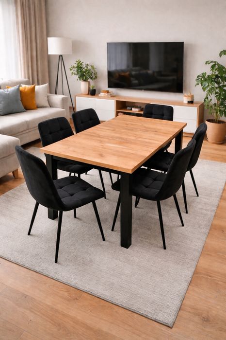 Zestaw PERU ST2 150 STOŁ + 6 krzeseł