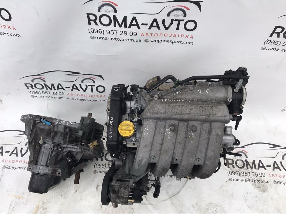 Двигун 2.0 IDE F5R Мотор Renault Megane I Laguna II Двигатель Рено Меган Лагуна