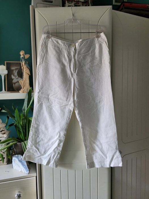 KappAhl 44 spodnie lniane letnie