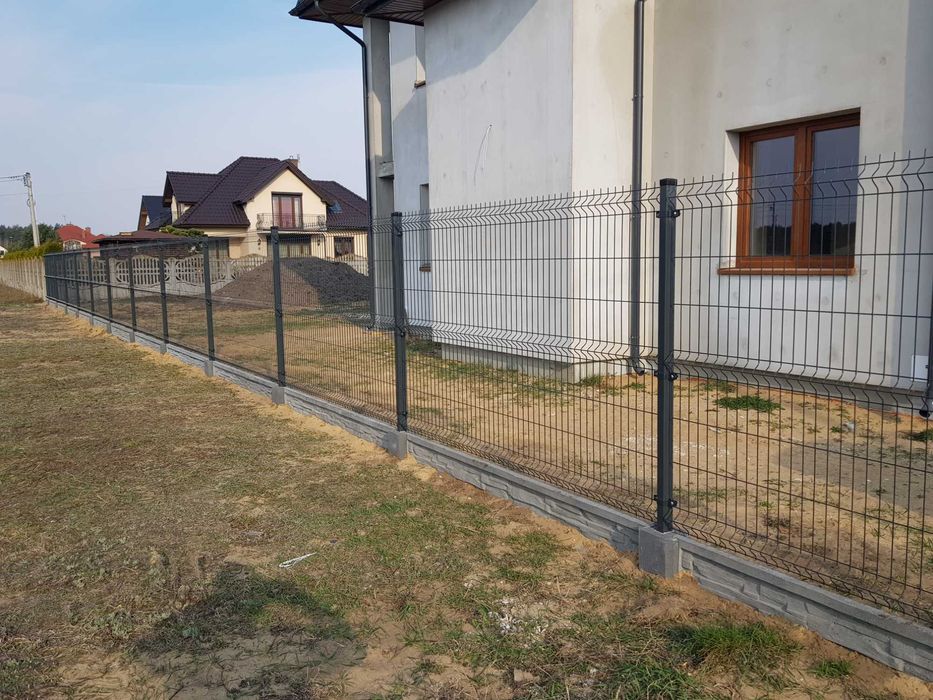 OGRODZENIE PANELOWE fi 5mm 153cm Marki Wiśniowski Podmurówka 93zł/mb