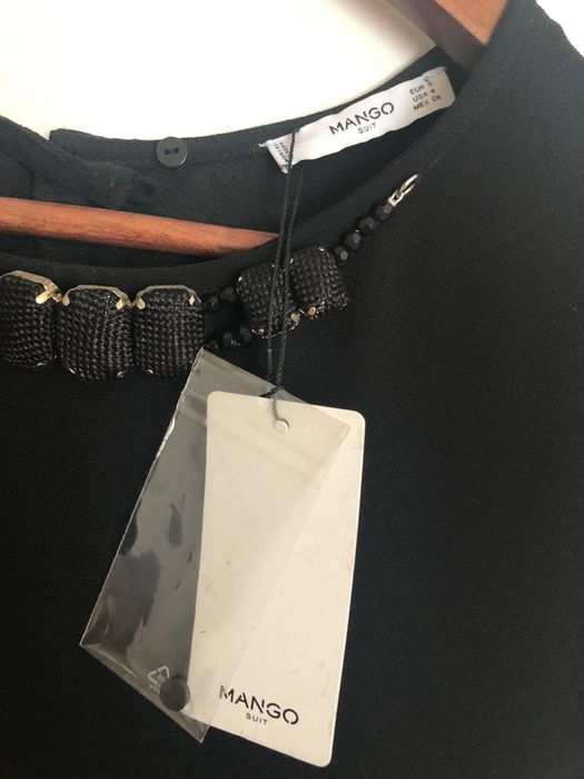 Nowa sukienka, mała czarna, Mango, S, M