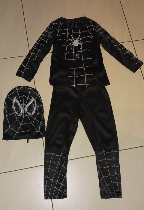Strój karnawałowy czarny Spider-Man 110