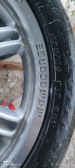 Jantes com pneus novos furacao 5x 100