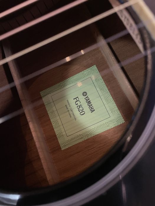 Акустична гітара YAMAHA FG820 blk