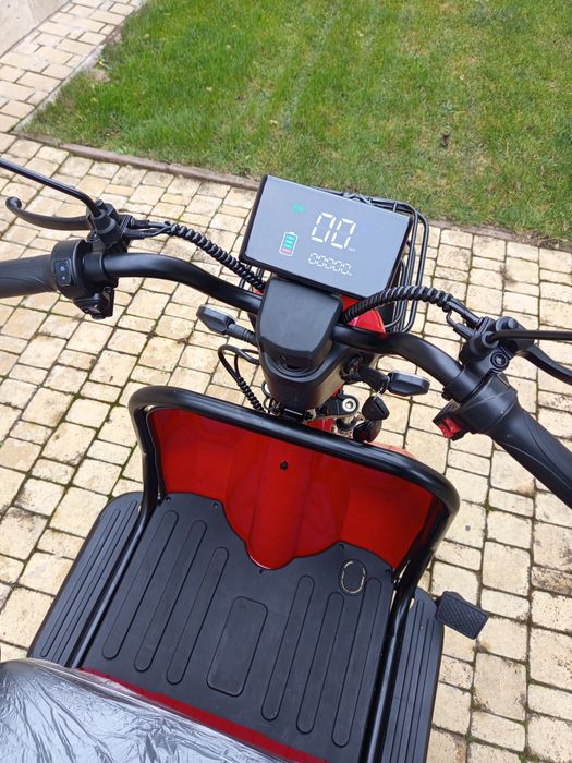 Електроскутер трицикл грузо/пасажир Smart 2000Вт, гарантія, муравей