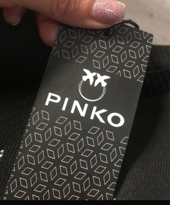 Sweterek Pinko czarny w rozm M dżety