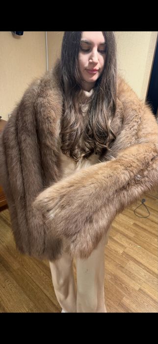 Манто из соболя манишка из соболя жилет из соболя