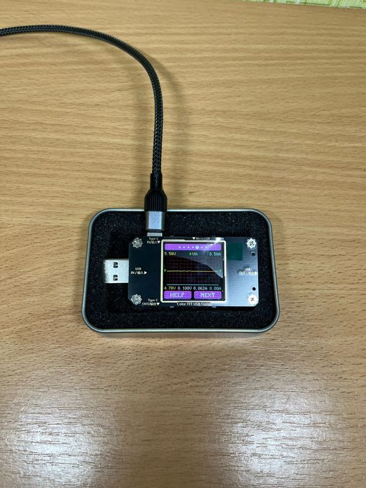 USB-тестер A3 8A Type-C / USB 4-32v, Quick Charge, PD, быстрая зарядка